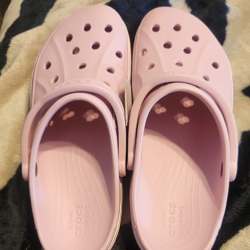 CROCS Pink Sandals with Signature Comfort and Style